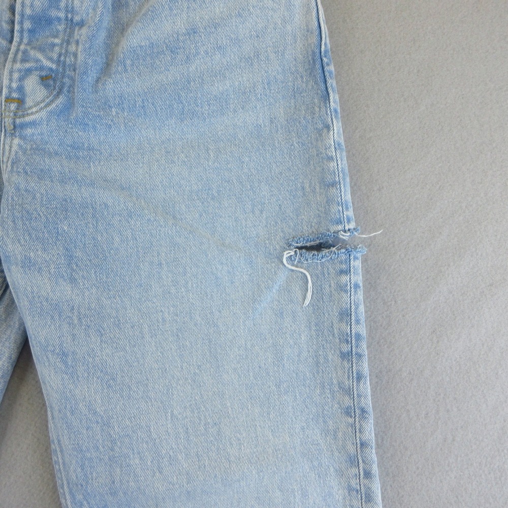 Abercrombie & Fitch Jeans Women 26/2S The Dad High Rise Light Blue Distressed - Picture 14 of 15